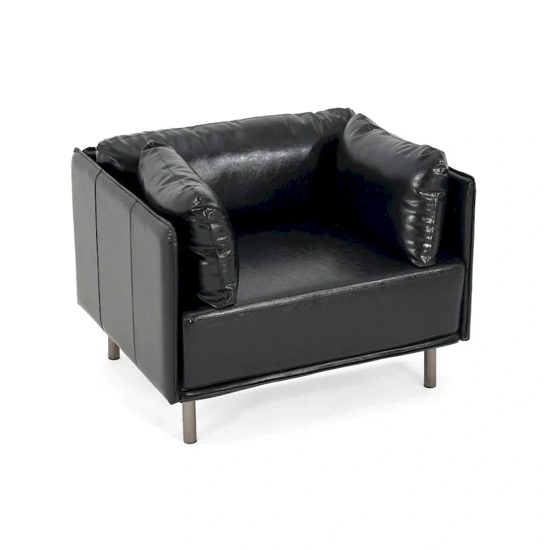 Christopher Knight Home Daphne Faux Leather Lounge Chair - image 10