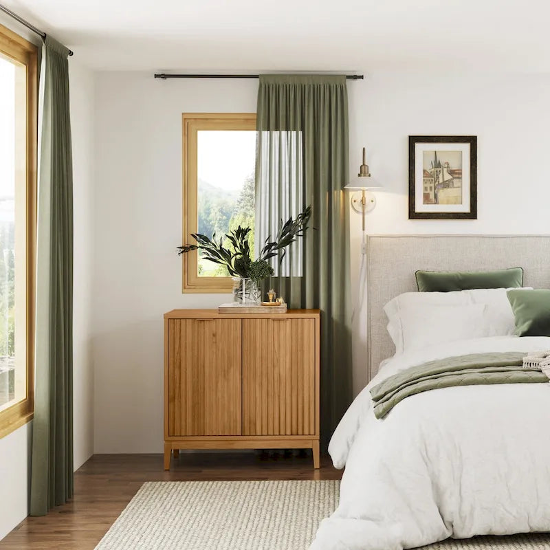 Jasper Contemporary Sideboard - Kitchen Storage Cabinet with Elegant Fluted Doors - image 3