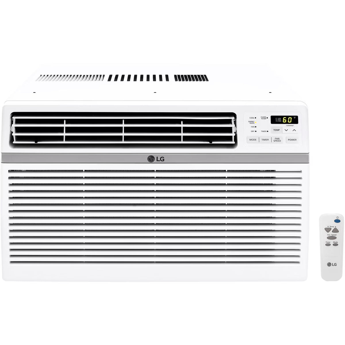 LG 8, 000 BTU 340 Sq Ft Window Air Conditioner with Remote Control, White, LW8016ER - image 5