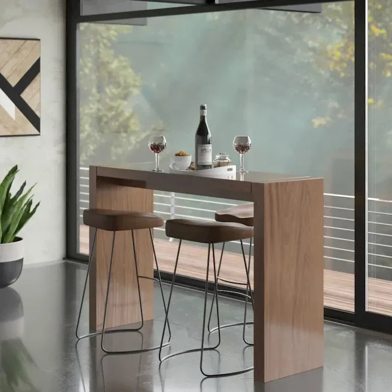 Lacquered MDF Wooden Bar Table for Dining Room - image 3