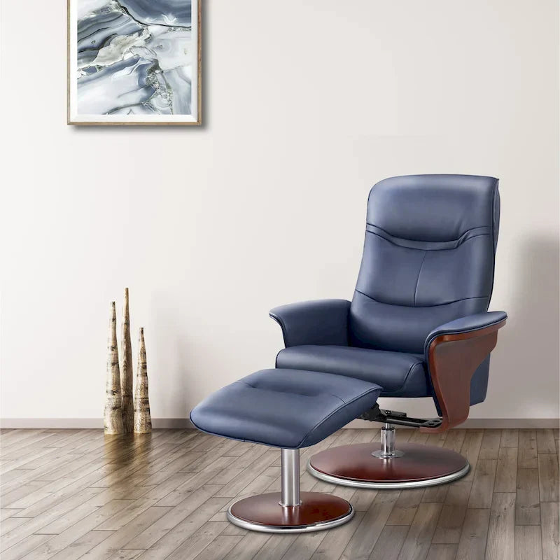 Artiva USA Milano Recliner Chair and Ottoman Set - image 1