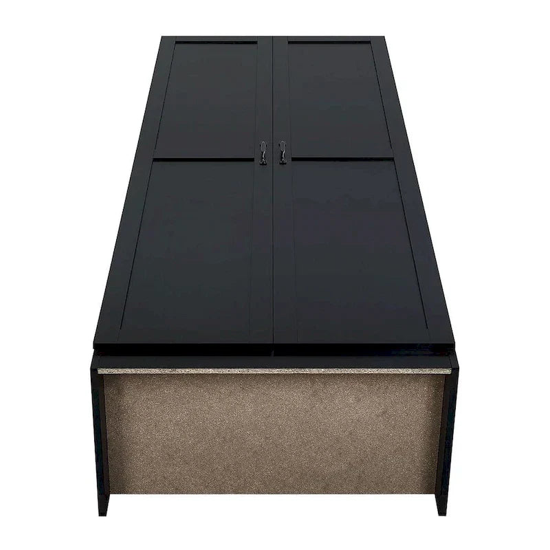 Modern Storage Wardrobe Cabinet with Doors and Multi Compartment Shelves - image 32