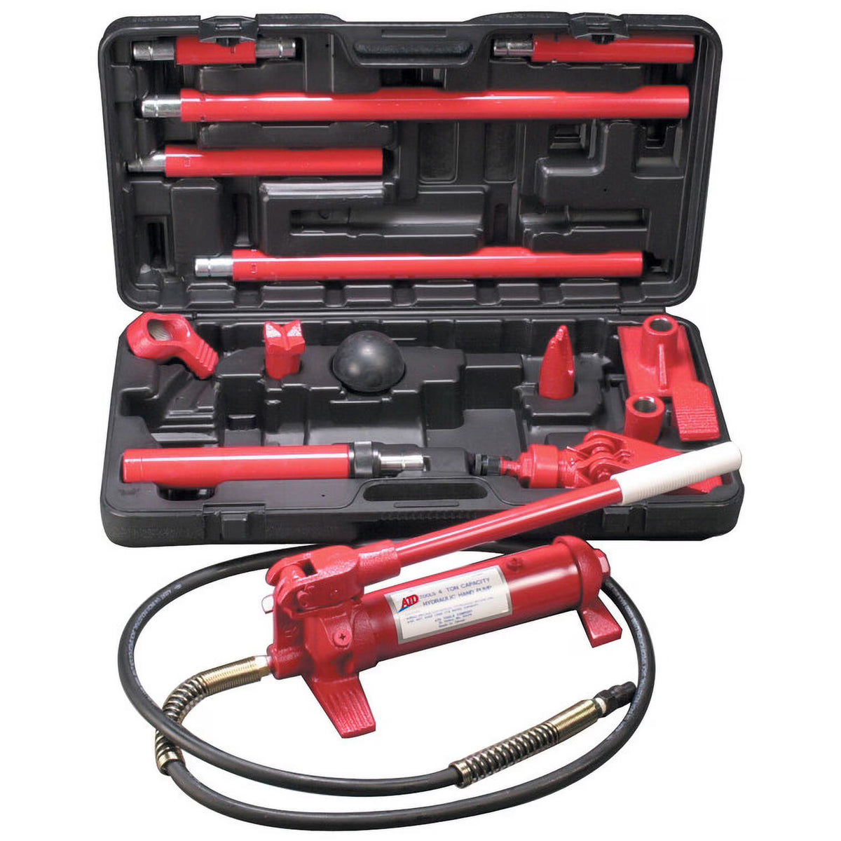 ATD 5800 Porto-Power 4 Ton Hydraulic Maintenance Set - image 1