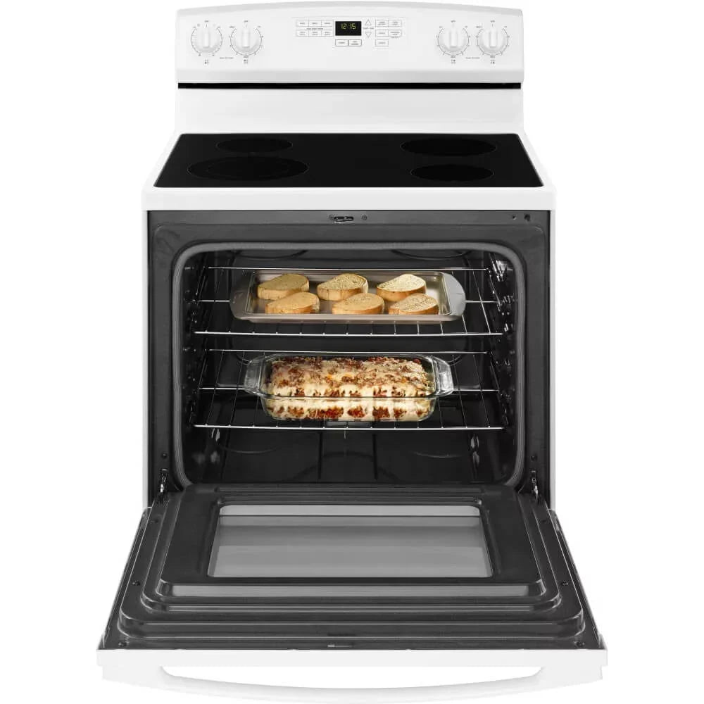 Amana AER6603SFW 4.8 Cu. Ft. White Freestanding Electric Range - image 3