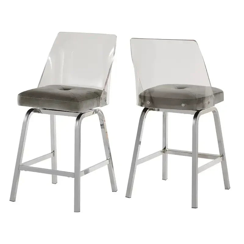 iNSPIRE Q Bold Lennox Velvet Counter Height Stools - Set of 2 - image 28