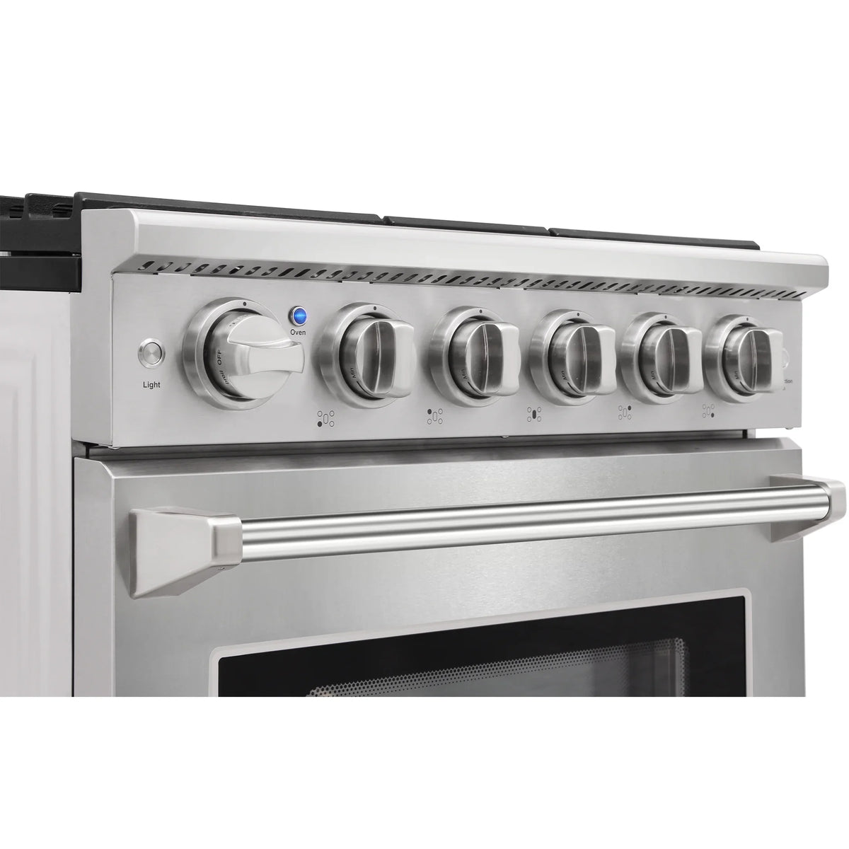 KOSTCH 30-in 5 burners 4.55-cu ft Convection Oven Freestanding Liquid Propane Gas Range ( Stainless steel ) - image 9