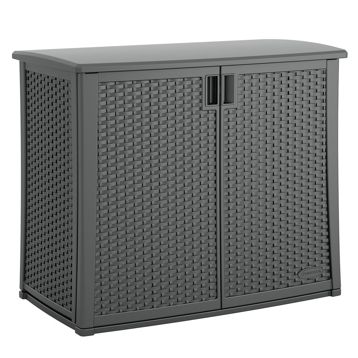 Suncast Outdoor 97-gallon Cabinet Deck Storage Box, Gray - image 1