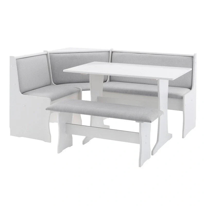 Sedley Farmhouse Nook Dining Set with Storage - image 40