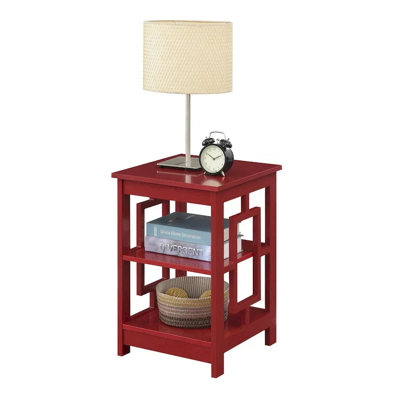 Convenience Concepts Town Square End Table Featuring Shelves - image 22
