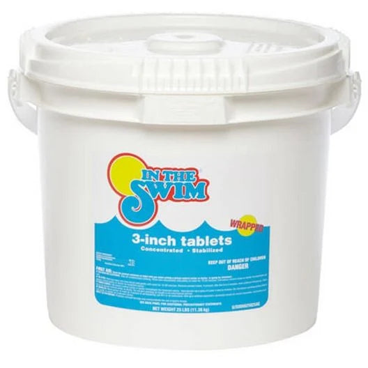 3 INCH CHLORINE TABLETS – 25 LBS - image 1