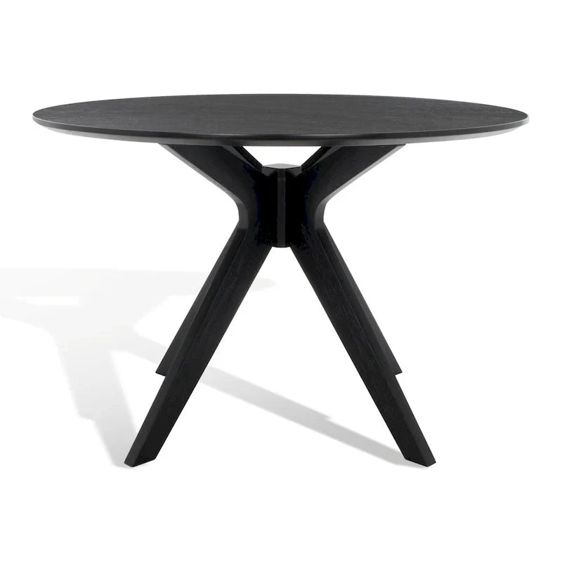 Round Dining Table with Wooden Base for Kitchen and Dining Room - image 26