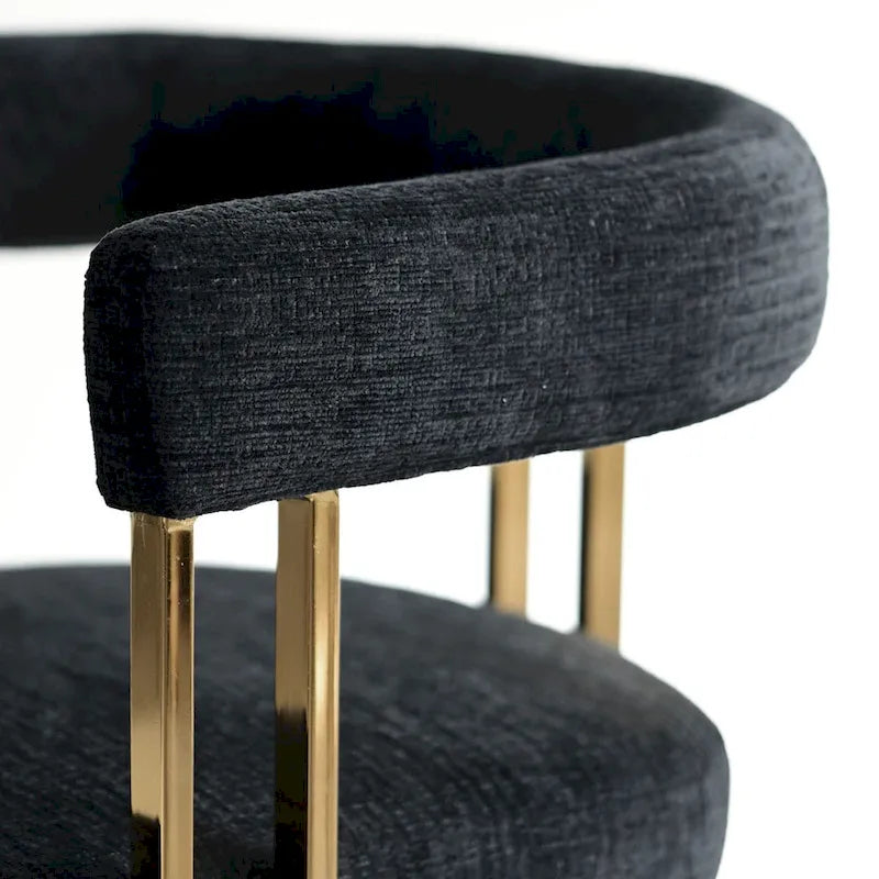 Set of 2 Chenille Upholstered Armchairs - image 26