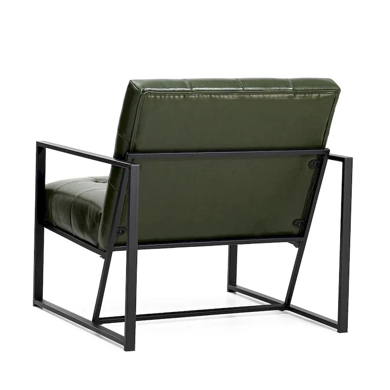 Glitzhome Set of 2 Mid-Century Tufted Accent Chairs in 29.25W PU Leather - image 32