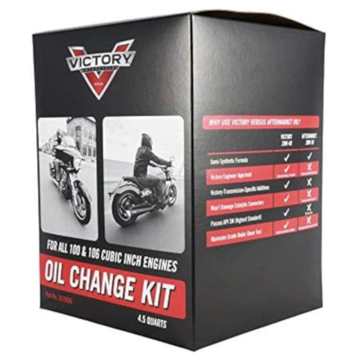 Victory OEM Oil Change Kit for 100 & 106 Cubic Inch Motor Engine 2879600 - image 4