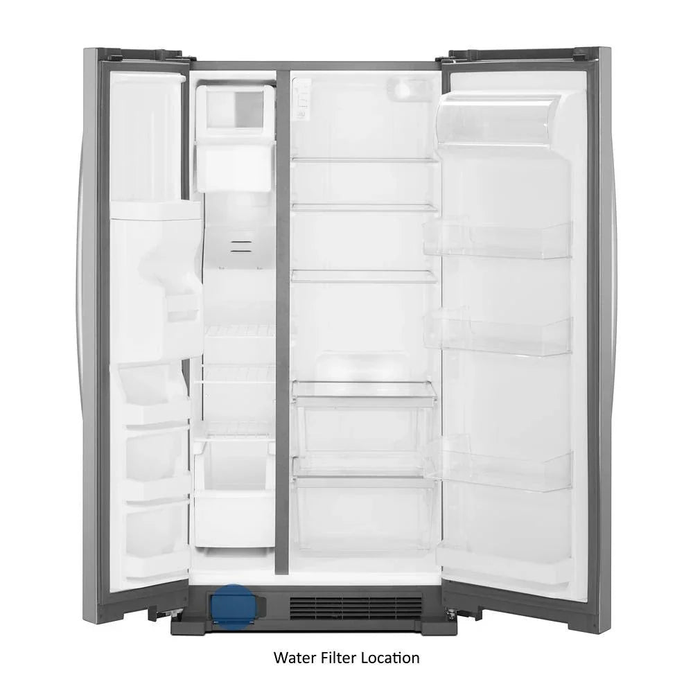 36-Inch Wide Side-By-Side Refrigerator - 24 Cu. ft. Stainless Steel - image 14