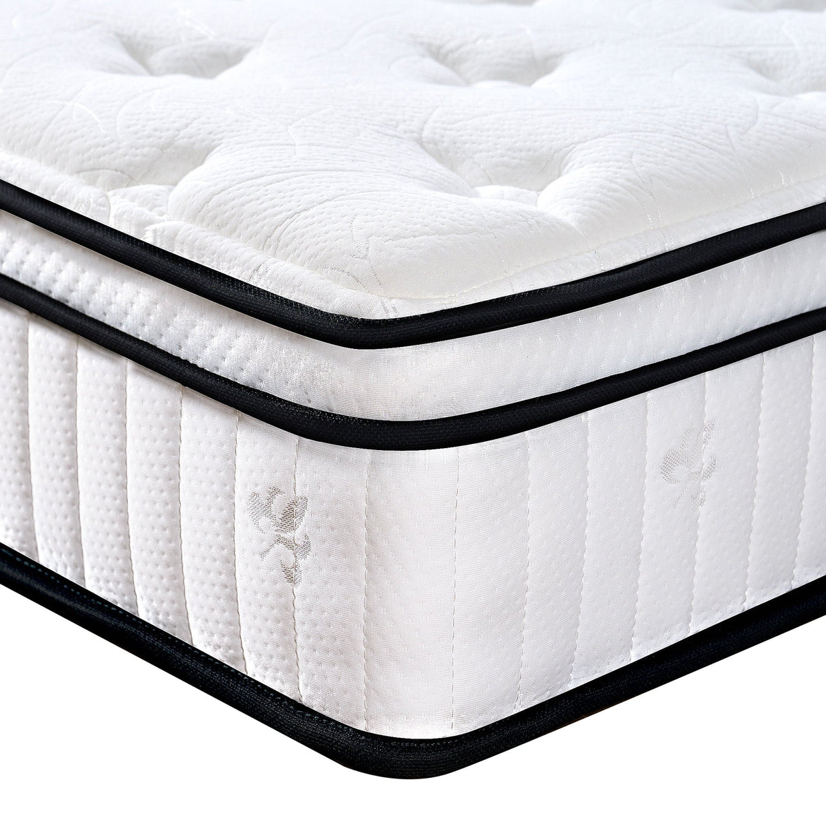 Queen Mattress, PAPROOS 12 Inch Hybrid Mattress in a Box, Individual Pocket Spring Mattress with Full Support, Cool Queen Size Mattress with Breathable Knitted Fabric, Medium Firm, CertiPUR-US, White - image 12