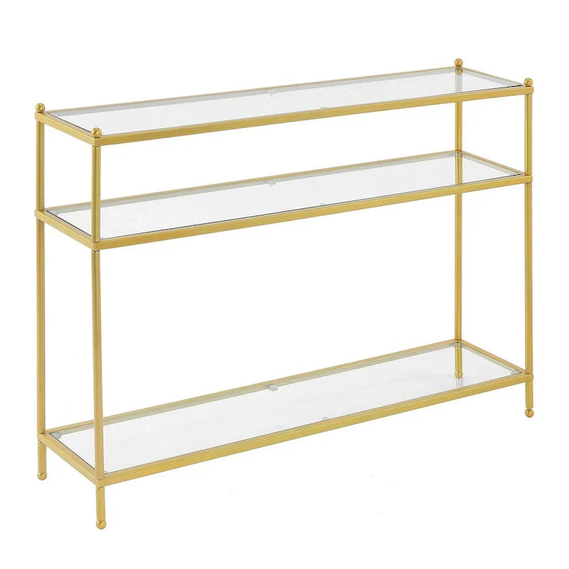 Royal Crest 3-Tier Glass Console Table by Convenience Concepts - image 13