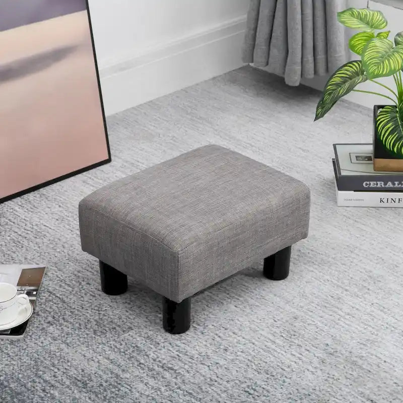 Copper Grove Chaparro Contemporary Linen Footrest Ottoman - image 1