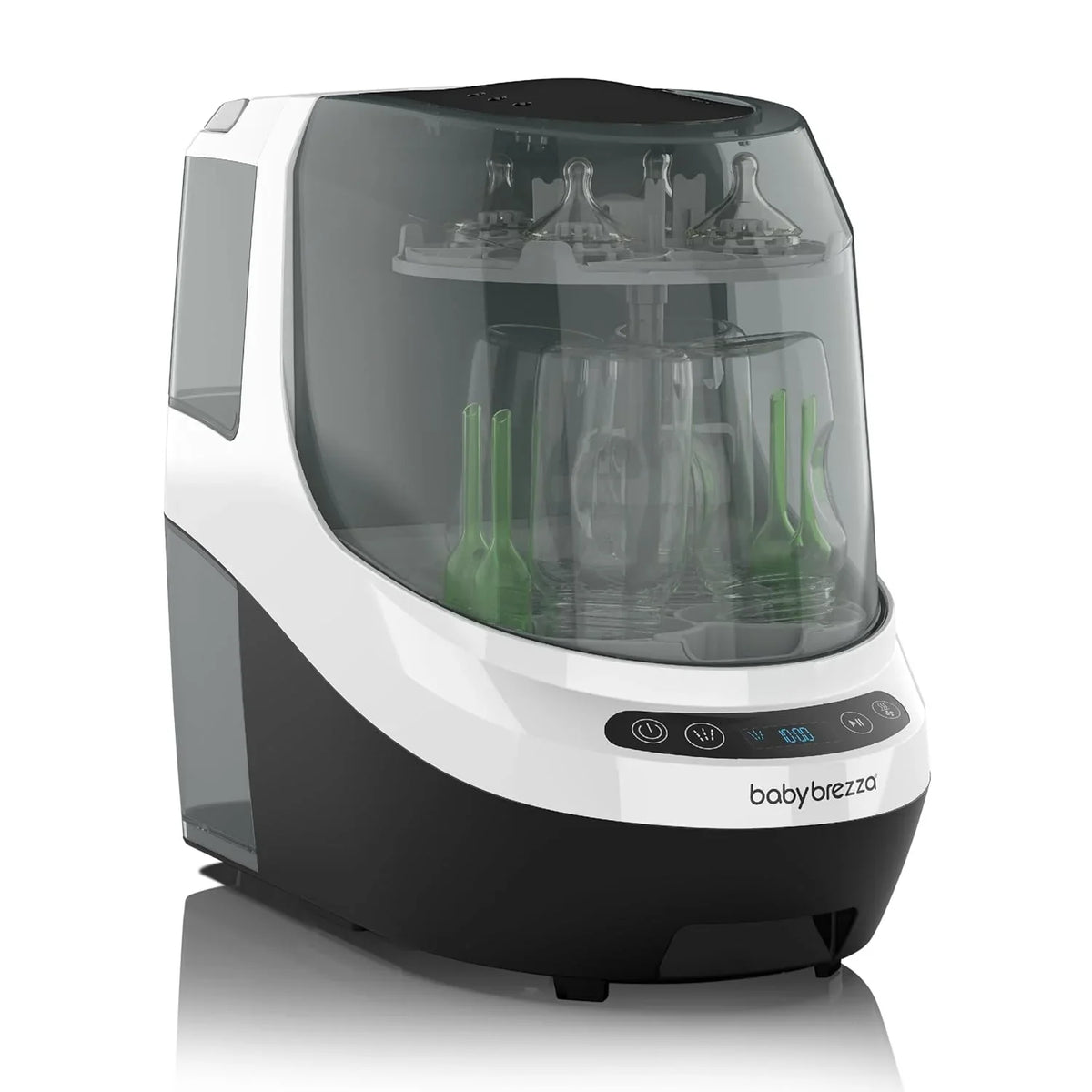 Baby Bottle Washer Pro - Baby Bottle Washer, Sterilizer + Dryer - All in One Machine Cleans Bottles, Pump Parts, & Sippy Cups - Replaces Hand Washing, Bottle Brushes and Drying Racks-Brezza - image 1