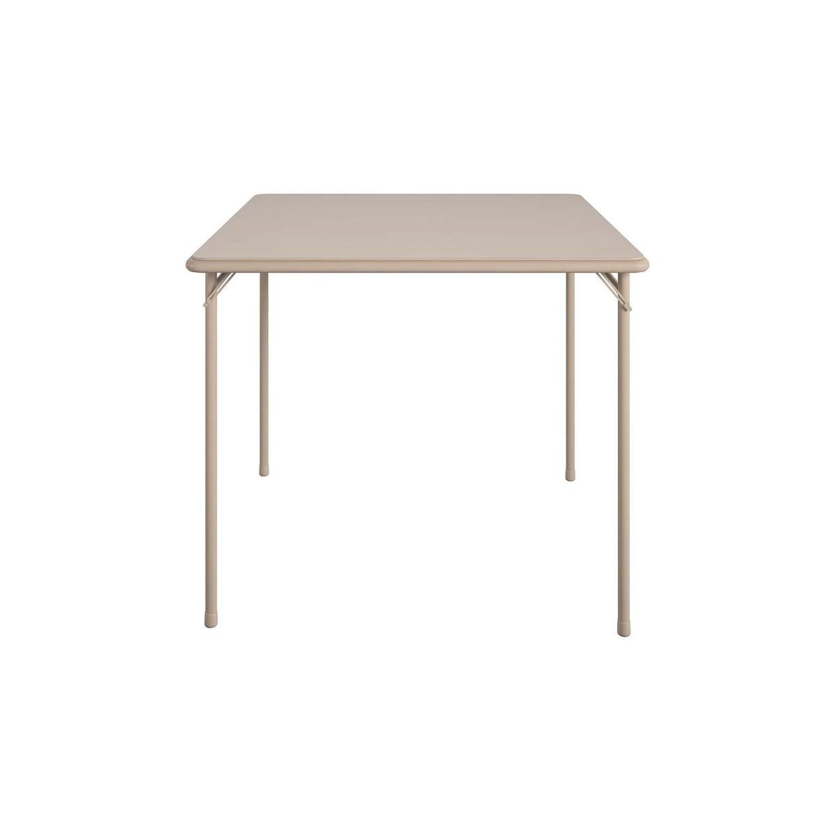COSCO 5 - Piece Folding Dining Set with Card Table and 4 Fabric Padded Chairs, Tan - image 15