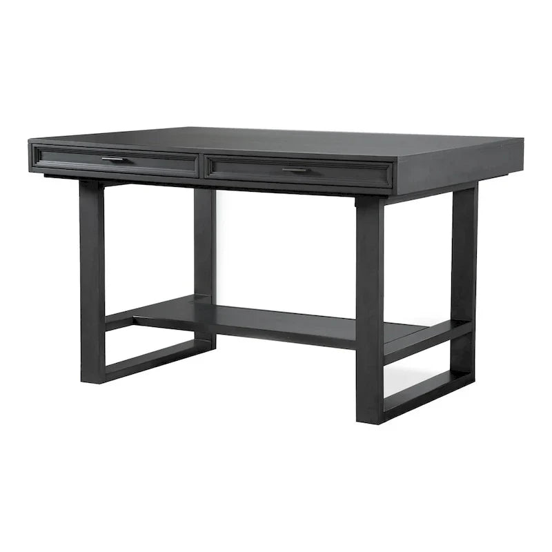 Isolde Black 60-Inch Solid Wood Counter Height Dining Table with Drawers by Furniture of America - image 8