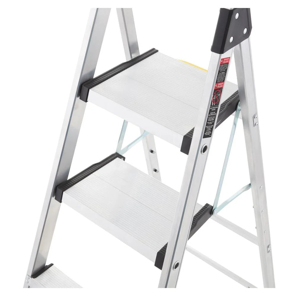 Gorilla Ladders Removable Dual Platform Heavy Duty Ladder with Project Bucket, 5.5 Ft, Aluminum, Multicolor - image 14