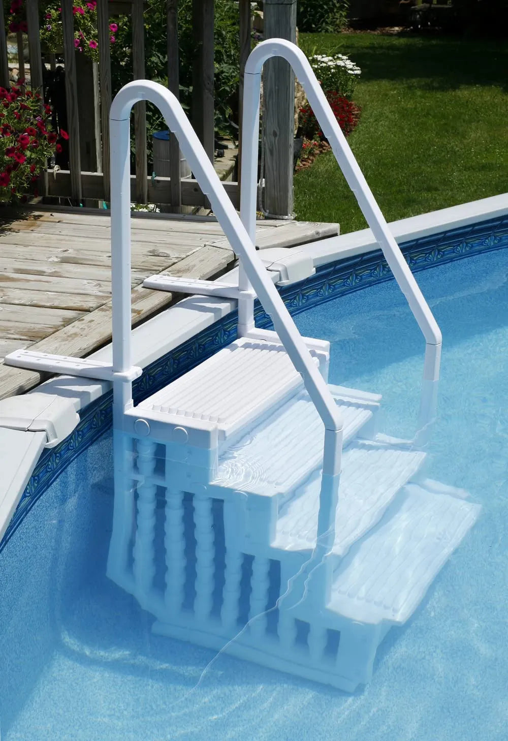 Easy Pool Step Above Ground Swimming Pool Step to Deck - image 4