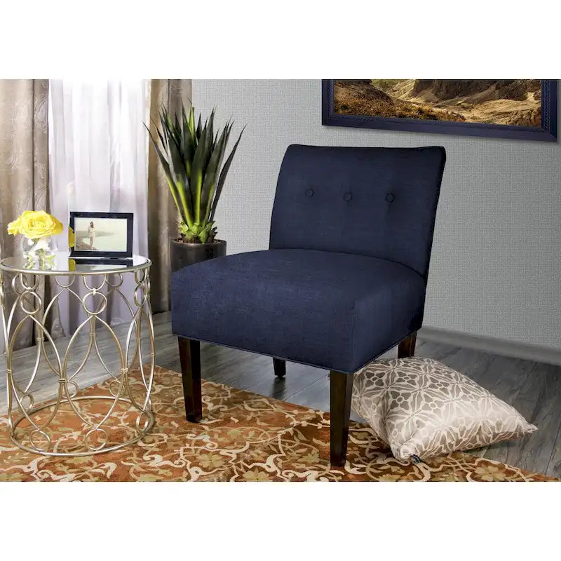 MJL Furniture Obsession Brownstone Button-Tufted Accent Chair (AS IS) - image 8