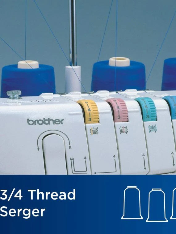 1034D Serger Heavy-Duty Metal Frame Overlock Machine 1300 Stitches Per Minute Removeable Trim Trap 3 Included Accessory Feet - image 7