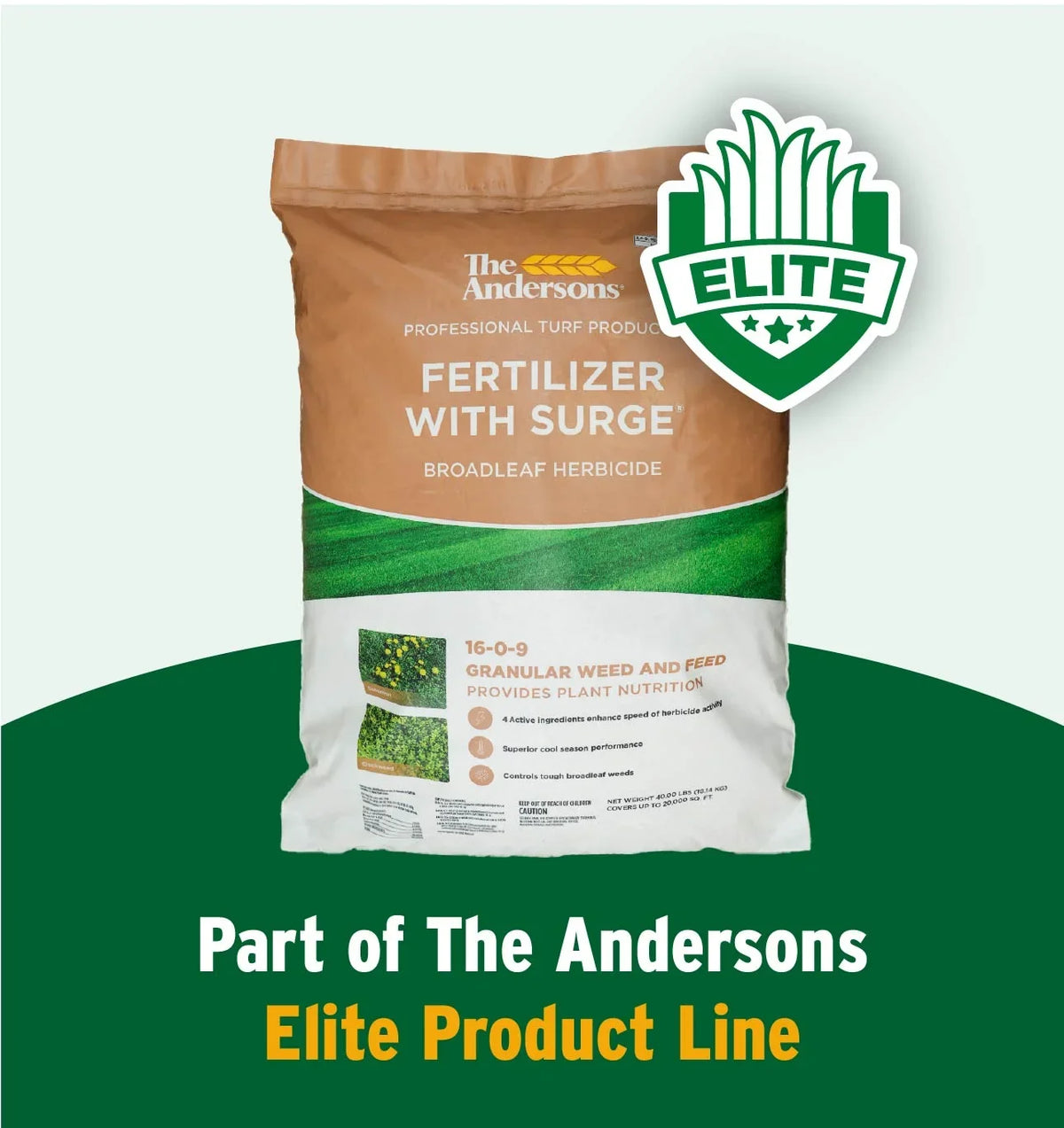 The Andersons Professional Surge Weed and Feed 16 - 0 - 9 Post - Emergent Weed Control and Fertilizer - Covers up to - image 5