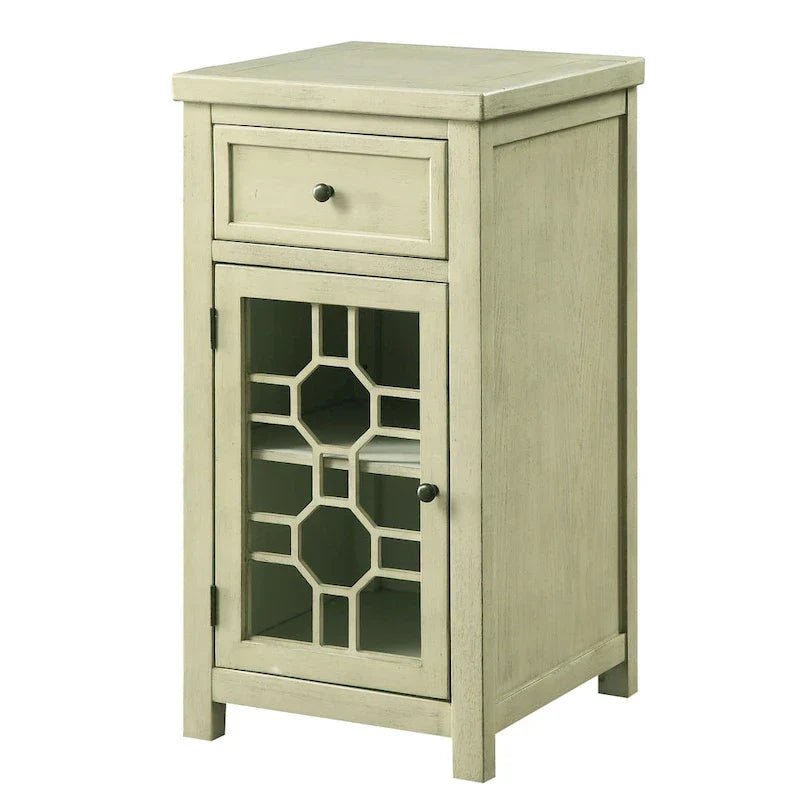 Emma 18-Inch Transitional Solid Wood Side Table with 1 Drawer by Furniture of America - image 5
