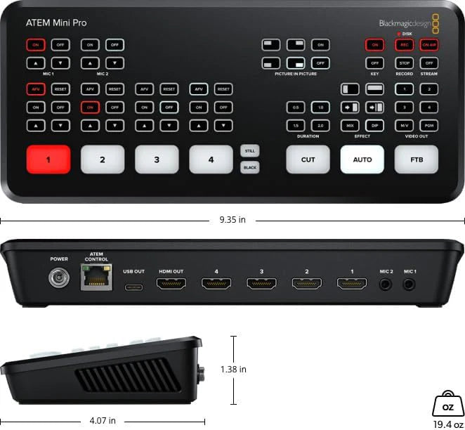 Blackmagic ATEM Mini Pro HDMI Live Stream Switcher - image 6