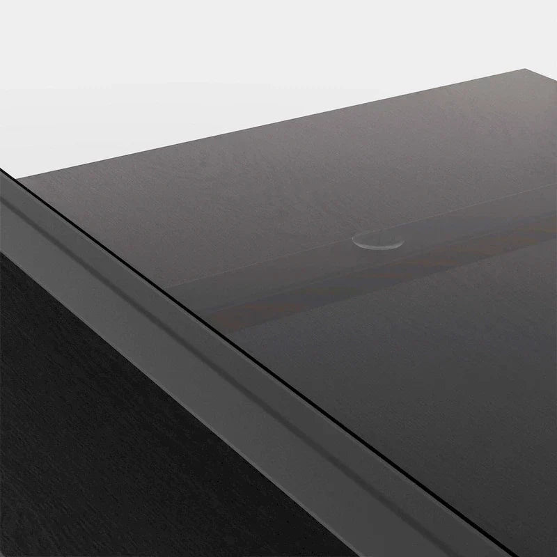 Modern Rectangular Coffee Table with Tempered Glass Surface for Living Room - image 11