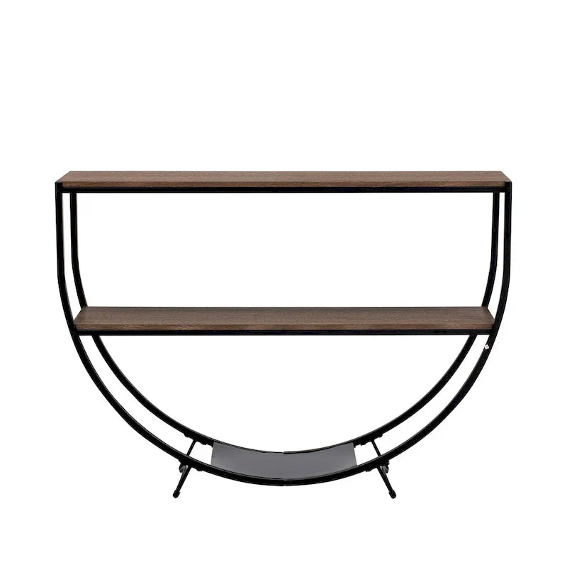 Merax Rustic Industrial Demilune Console Table - image 14