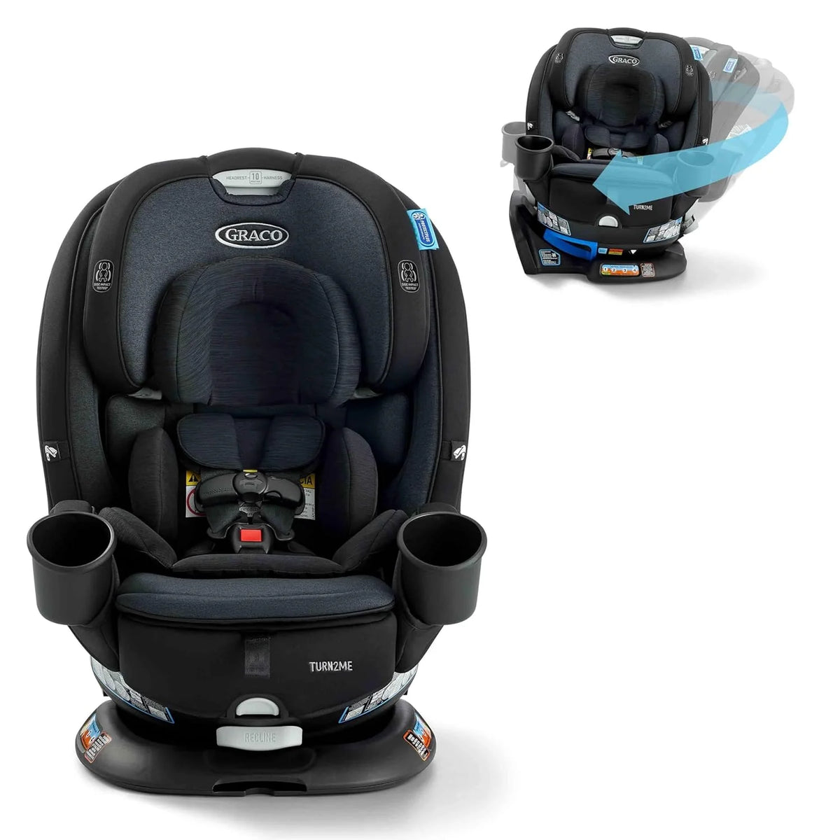 Graco Turn2Me 3-in-1 Rotating Convertible Car Seat, Cambridge - image 1