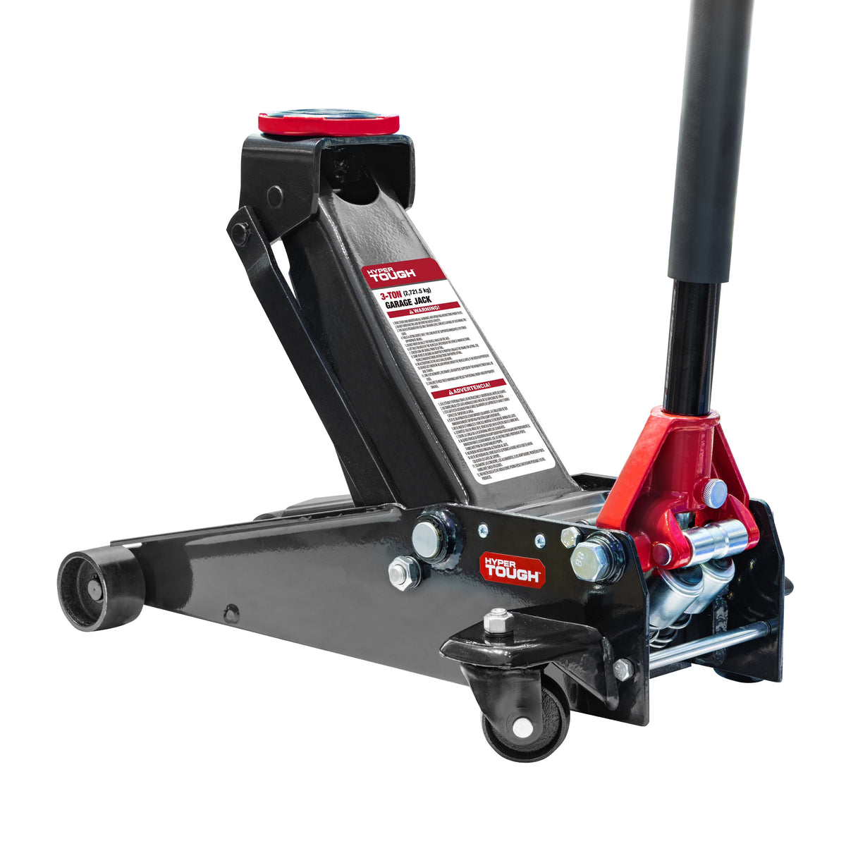 Hyper Tough 3 Ton Floor Jack with Dual Pump - Black - image 1