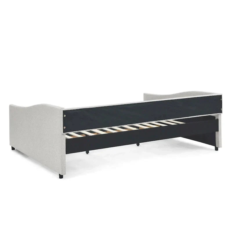 Upholstered Tufted Queen Size Daybed Sofa Bed with Storage Drawers - image 44