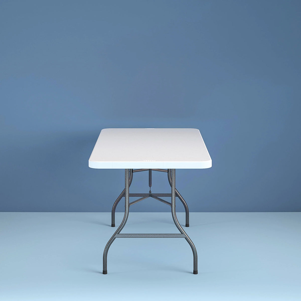 Cosco 6 Foot Folding Table in White Speckle - image 2