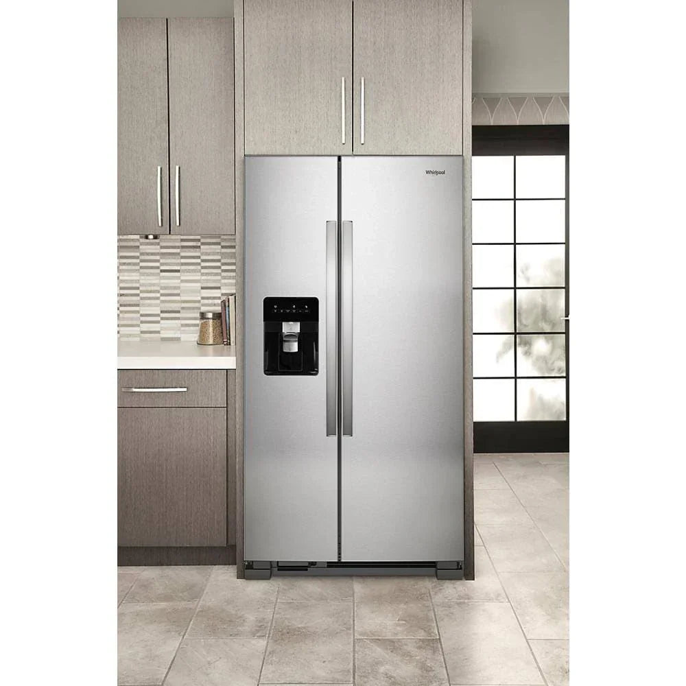 36-Inch Wide Side-By-Side Refrigerator - 24 Cu. ft. Stainless Steel - image 3