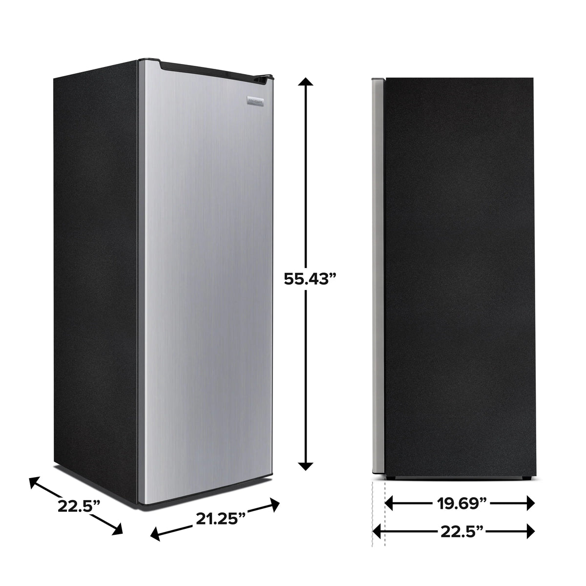 Frigidaire 7 Cu. ft. Upright Convertible Refrigerator/Freezer, VCM Finish - image 5