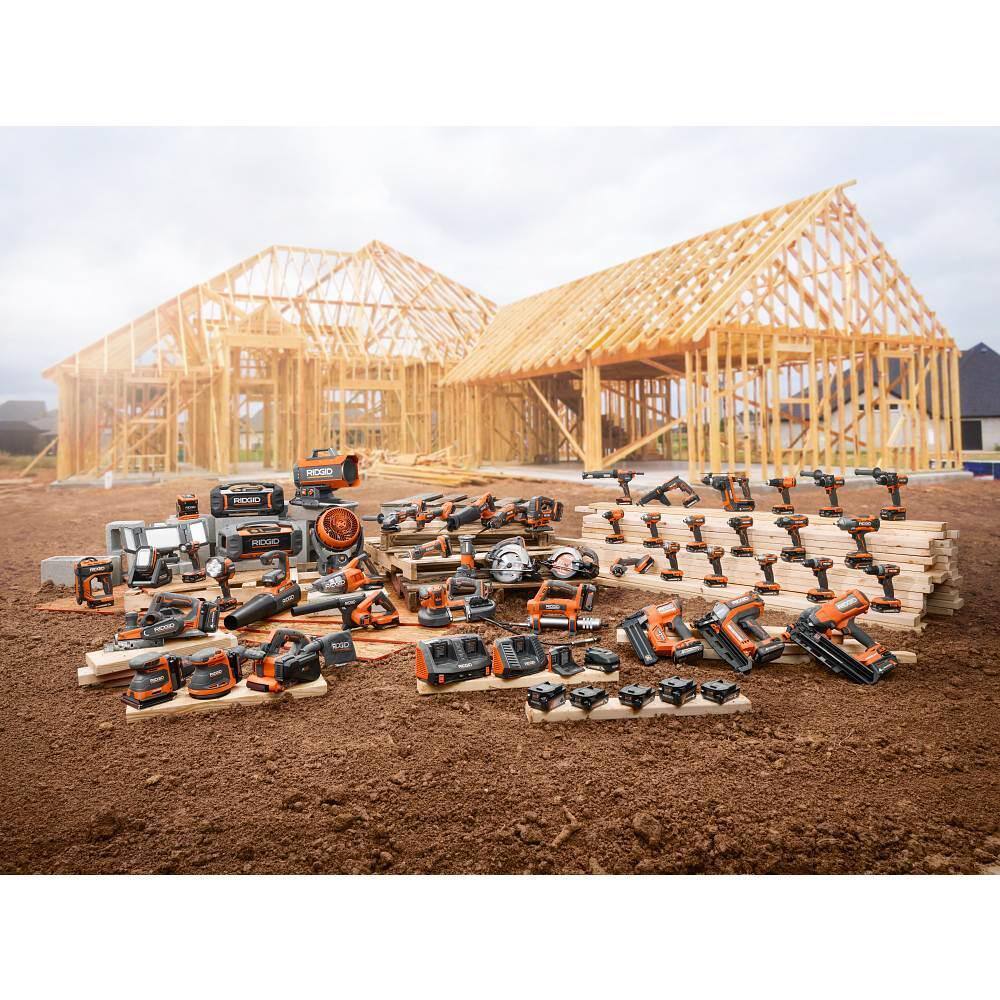 RIDGID 18V Brushless Cordless Nailer Combo Kit with Brad & Finish Nailers, Battery & Charger - image 13