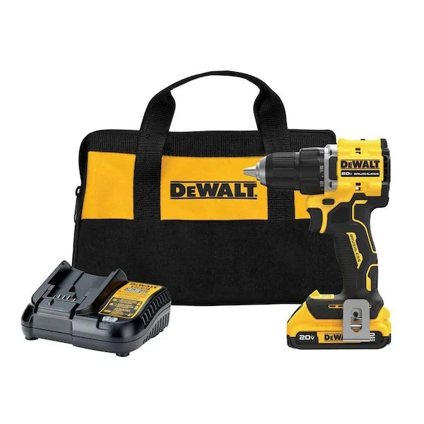 ATOMIC 20-Volt Lithium-Ion Cordless Compact 1/2 in. Drill/Driver Kit with 2.0Ah Battery, Charger and Bag - image 1