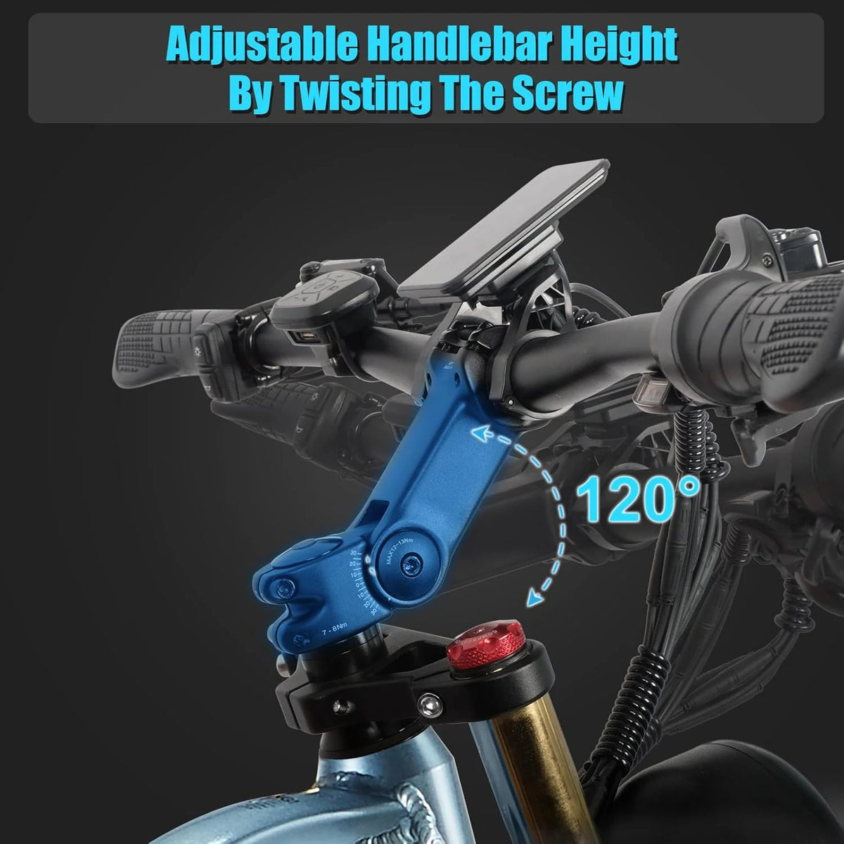 Electric Bike for Adults 26'', 1000W E - Mountain Bike 48V 30/20ah UL2849 Removable Battery, Fat Tire Ebike up to - image 32