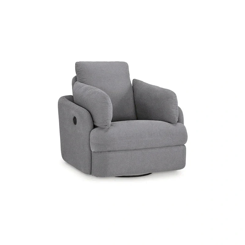 Signature Design by Ashley Modmax Dark Gray Reclining Swivel Glider Chair - image 3
