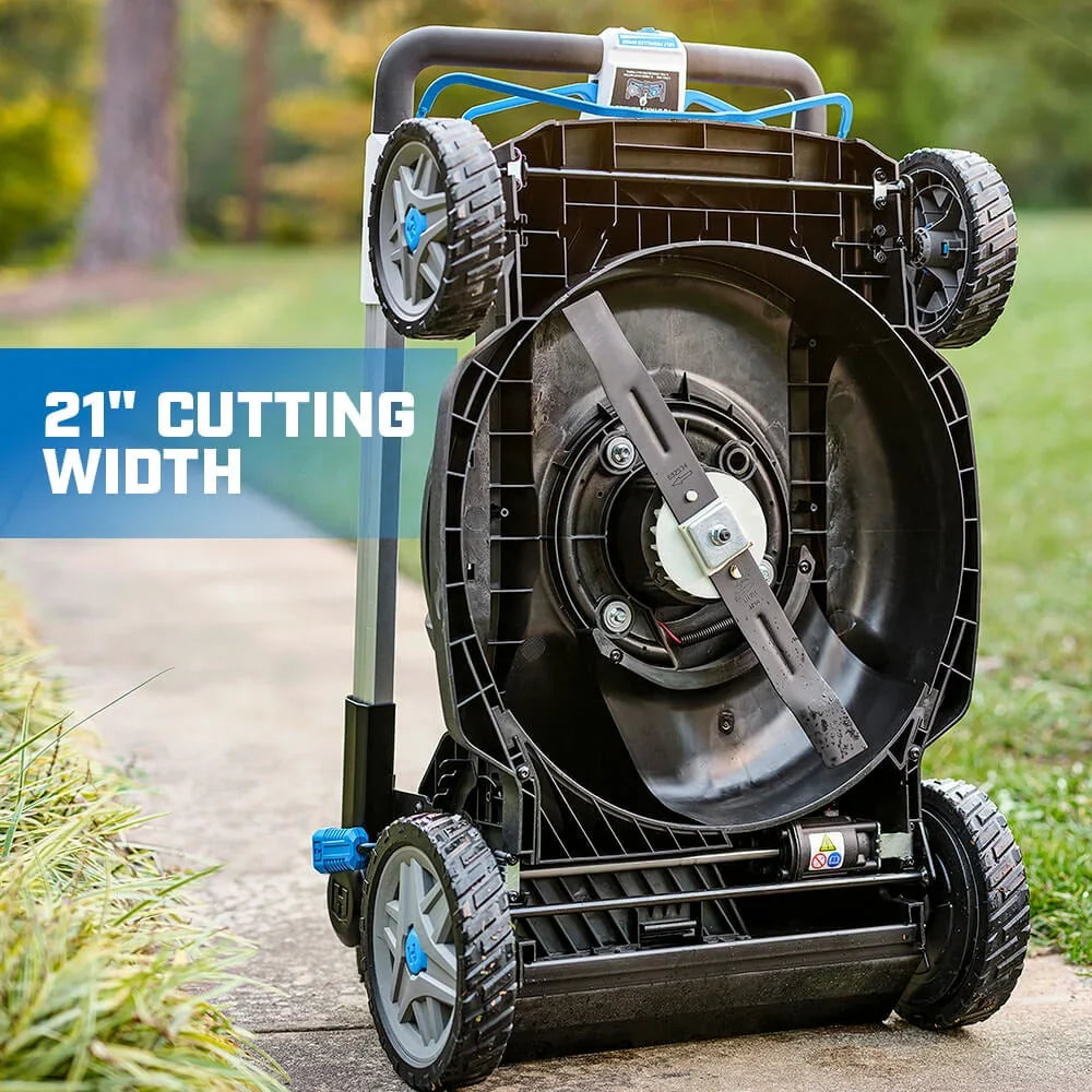 HART 40-Volt 21-inch Supercharge 3-in-1 Self-Propelled Mower Kit, (2) 6.0Ah Lithium-Ion Batteries - image 8