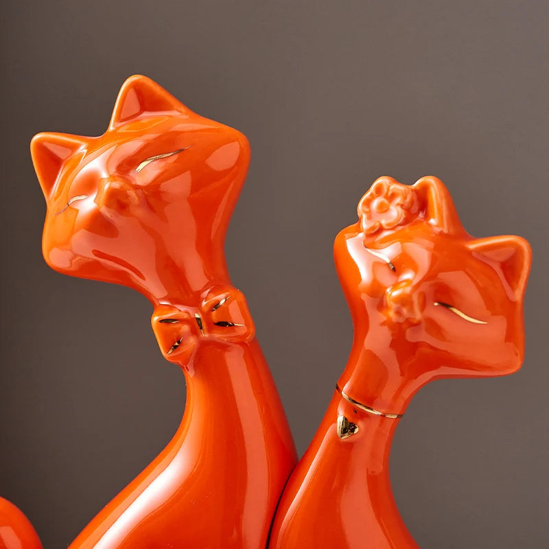 Dinevora Ceramic Cat Home Decor Figurine - image 7