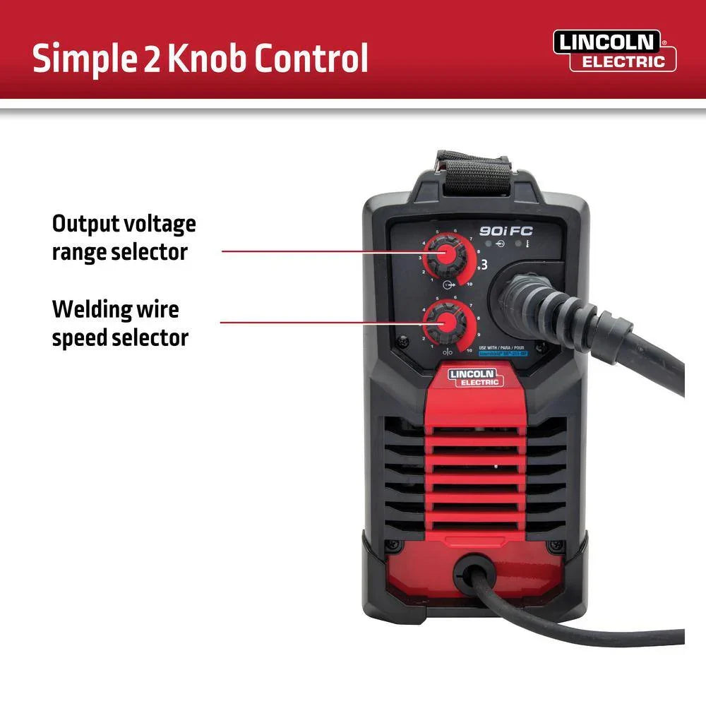 Lincoln Electric WELD-PAK 90i FC Flux-Cored Wire Feeder Welder (No Gas) K5255-1 - image 5