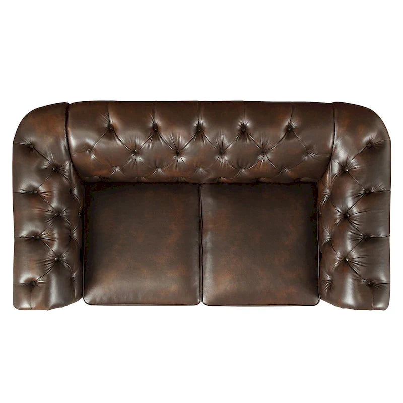iNSPIRE Q Artisan Knightsbridge Tufted Chesterfield Loveseat - image 19