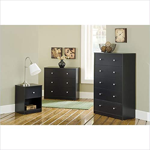Home Square 3 Piece Bedroom Set with 6-Drawer Double Dresser - image 7