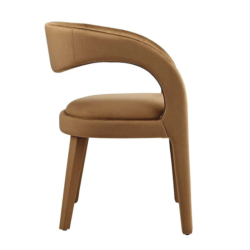 Set of Two Pinnacle Performance Velvet Dining Chairs - image 5